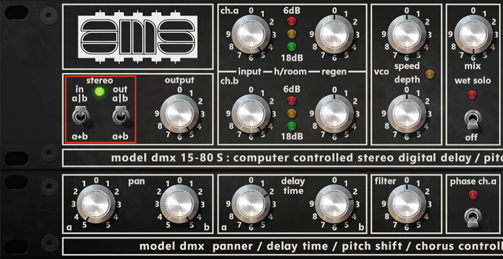 ams dmx stereo