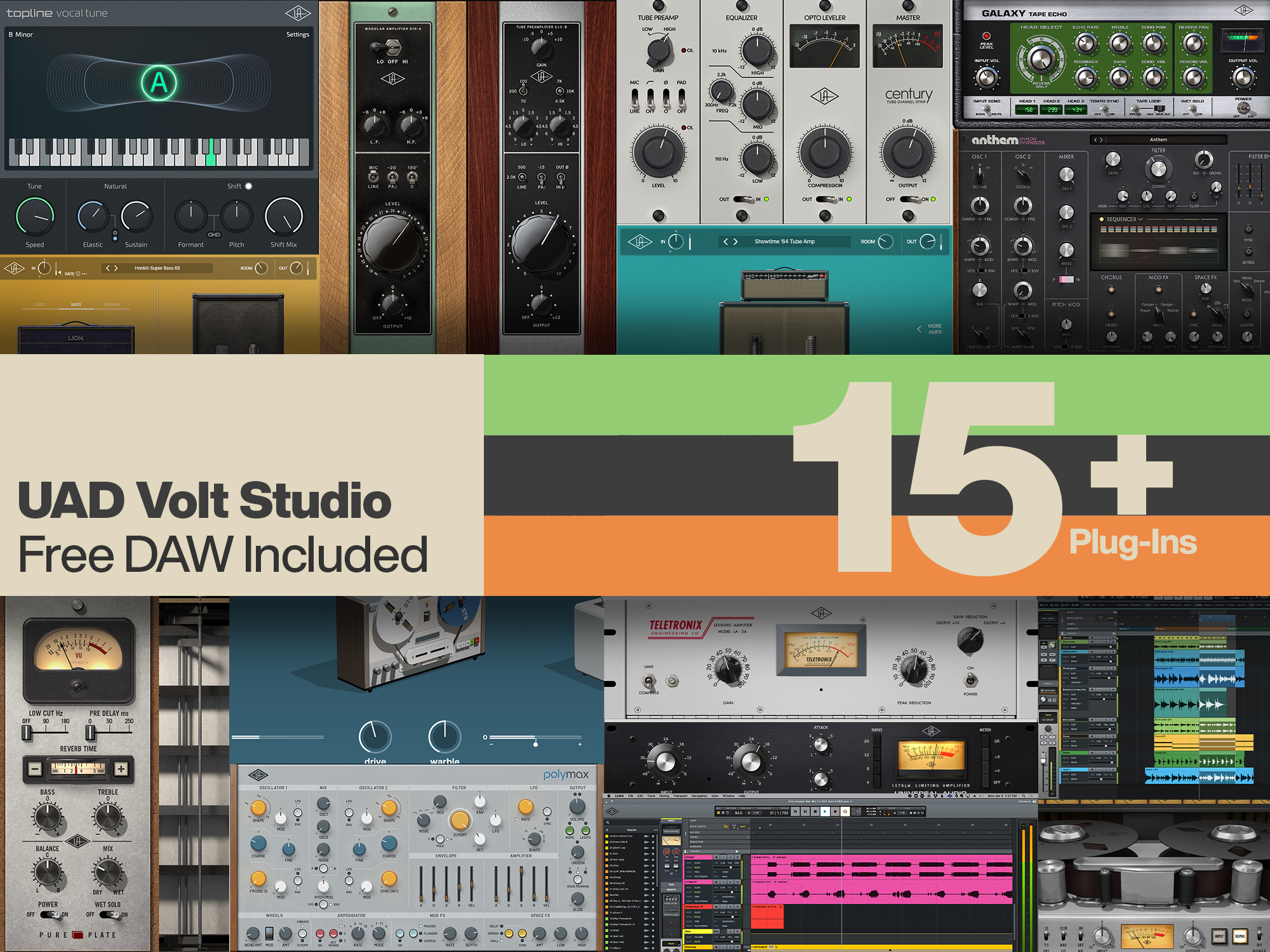 https://hookup.co.jp/assets/upload/blog/posts/2026/10/Volt-Gen-2-Release-News/UAD_Volt_Studio_Bundle_Collage_4.3.jpg