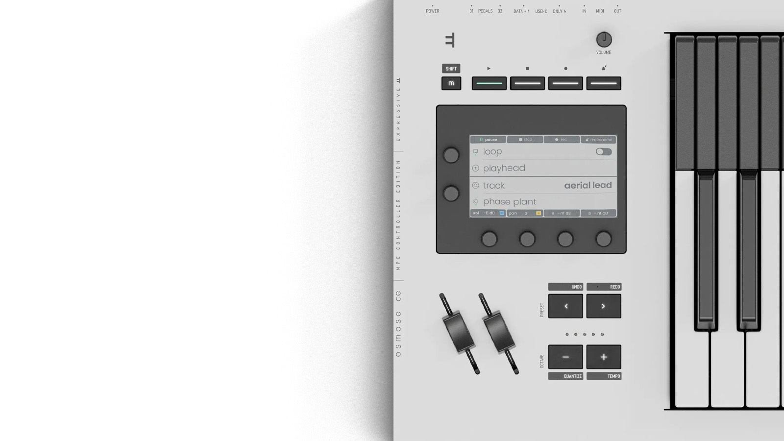 Expressive E Osmose CE Control Section
