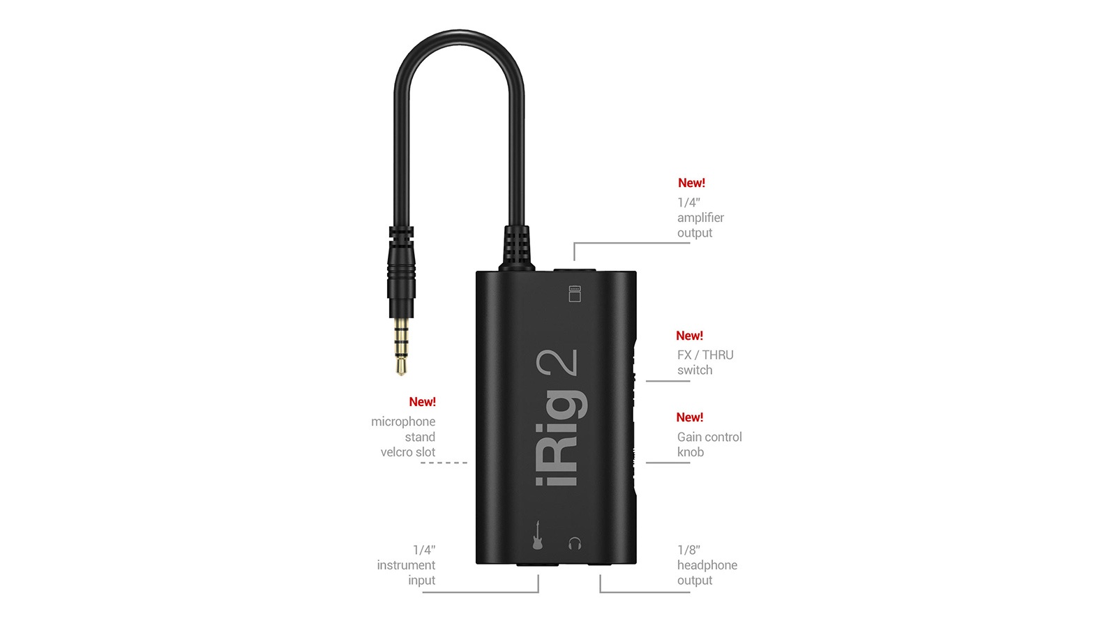 IRIG 2 アイリグ2 エレキギター　ベース　モバイル　ヘッドホンアンプ