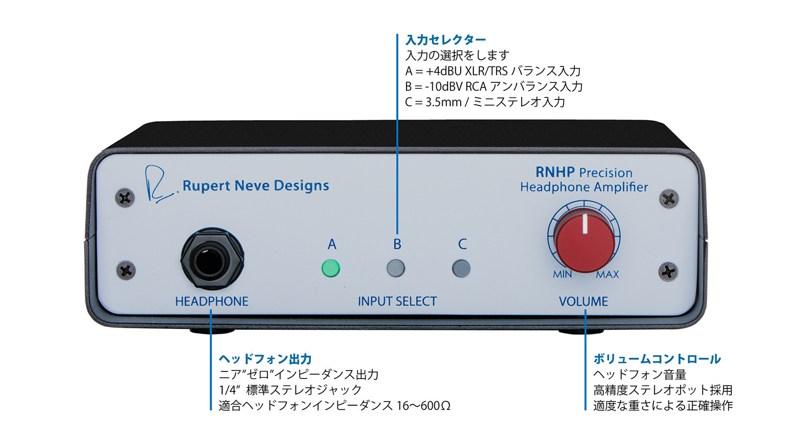 特長 | RNHP - Rupert Neve Designs | Hookup, Inc.