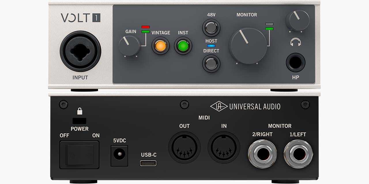 universal_audioUNIVERSAL AUDIO VOLT 1【オーディオインターフェイス