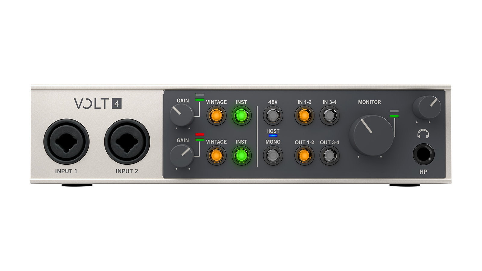 universal audio volt4 オーディオインターフェイス-