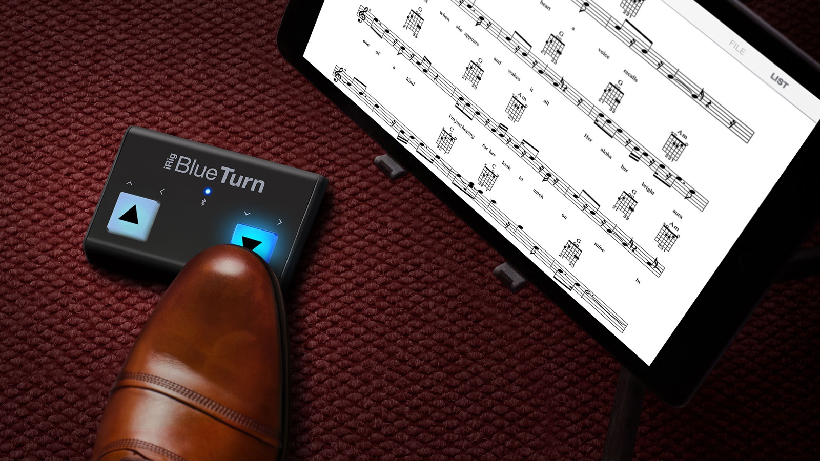 公式ショップ】 iRig BlueTurn Bluetooth 譜めくりペダル【完動品 