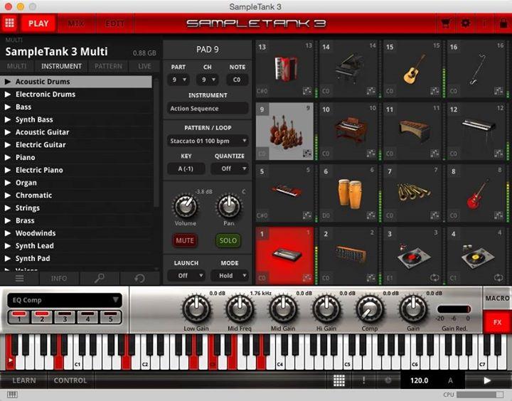 how to play a vst instrument in sampletank 3